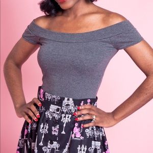 Off-the-shoulder Blouse